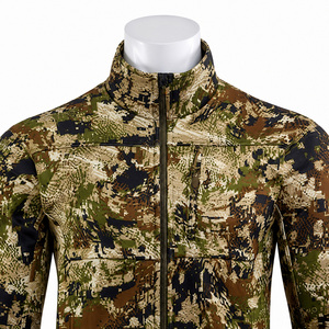 Men's Windproof Softshell Hunting & Hiking <b>Jacket</b> Digital <b>Camo</b> Full-Zip <b>Waterproof</b> Outdoor Trekking <b>Jacket</b> - Product Image 2