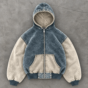 <b>Mens</b> <b>Zip</b> <b>Up</b> Hoodie Wholesale Heavyweight <b>Fleece</b> Custom Printed Factory Supplier for Apparel Brands USA - Product Image 5