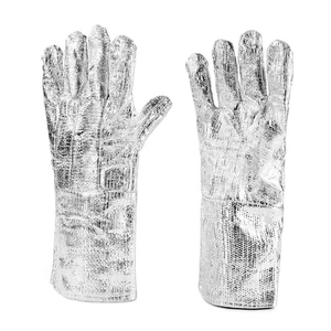 Gants de sécurité anti-vibration en cuir de vachette pleine fleur robustes, résistants à la chaleur, en Para Aramid, Kevlar aluminisé et ignifuges - Product Image 1