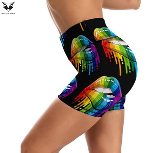 Pantalones Cortos Deportivos de Alta Calidad para Mujer, Pantalones Cortos de Yoga Elásticos de Cintura Alta para Ejercicio y Running - Product Image 2