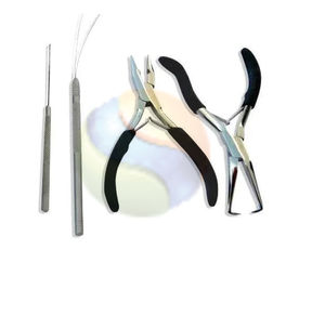 Pince à extensions de cheveux ProGrip Micro Ring – Outil de retrait de perles de haute qualité avec poignée en caoutchouc, matériau composite - Product Image 2