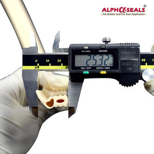 Joints d'étanchéité en caoutchouc silicone QH Alpha Seals pour températures extrêmes ASRSQHM6015x25 OEM Nakhon Pathom Couleur Crème Hauteur 25mm - Product Image 6