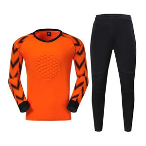 Soccer Goalkeeper Training Wear Football Goalkeeping Kit Uniforms Jerseys 2023 Set Goalie Jersey Man 100% Automated Cutting - Product Image 5
