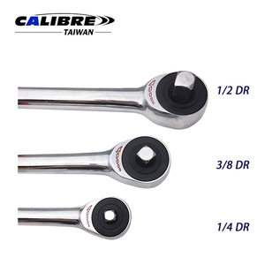 Clé à cliquet rotative TAIWAN CALIBRE 60 dents 1/4\" 3/8\" 1/2\" en matériau CRV, métrique, OEM, pour le bricolage - Product Image 4