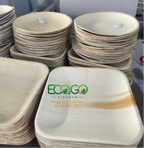 Vajilla desechable Eco2go Vietnam Hospitality, plato de hoja de palma hecha de hoja de palma de areca natural para servicio de alimentos. - Product Image 6