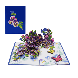 Top tendance bouquet de fleurs 3D Pop up carte cadeaux artisanat papier artisanat du Vietnam conception personnalisée meilleur prix - Product Image 3