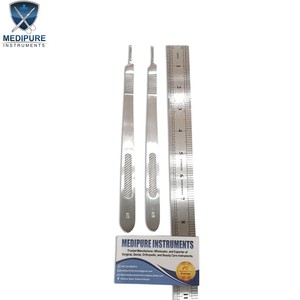 Cuchilla Quirúrgica de Alto Rendimiento con Mango de Acero Inoxidable, Instrumentos Médicos - Product Image 5