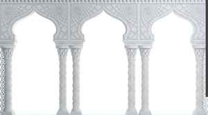 Arche en marbre architectural naturel, design islamique moderne, sculptée à la main, personnalisable, durable, à fixer au mur, HAYAT INDUSTRIES - Product Image 3