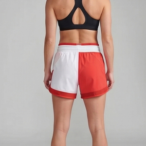 Shorts de sport pour femmes avec poches, séchage rapide, taille élastique, mi-longueur, 100% Spandex Nylon - Product Image 2