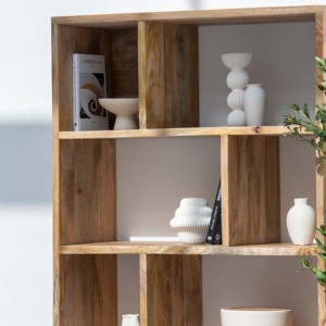 ชั้นวางของไม้แวนดาน่า เมอริโน สเตลลาร์ ดีไซน์ทันสมัยแบบมินิมอล ทำจากไม้เนื้อแข็ง - Product Image 2