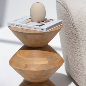 Mesa Auxiliar de Madera Vandana Orion Vesta, Mueble de Madera Sólida de Estilo Moderno y Minimalista - Product Image 4