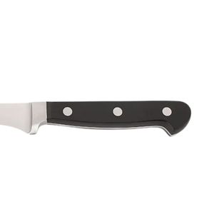 Cuchillos de Trinchar Negros con Triple Remache y Hoja Recta Plateada para Rebanar Jamón con Precisión, Preparar Carne y Servir en la Cocina - Product Image 5