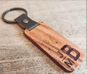 Wholesale Wooden Rectangle Keychain Blank for Sublimation Engraving Printing <b>Custom</b> Logo Wood <b>Key</b> <b>Ring</b> Promotional Giveaway Busi - Product Image 1