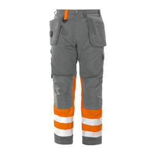 Pantalon de travail pour homme à visibilité accrue, antistatique, thermique et de sécurité, idéal pour les activités de plein air par temps de pluie - Product Image 2