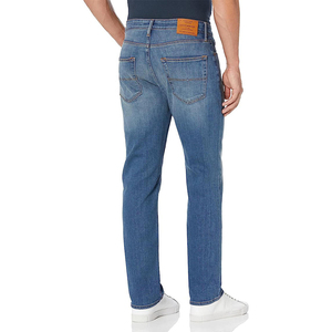 Jeans en denim décontractés pour hommes, coupe ample, jambes larges, imperméables, respirants, écologiques, vêtements de travail décontractés, OEM, ODM, marque privée, vente en gros - Product Image 2