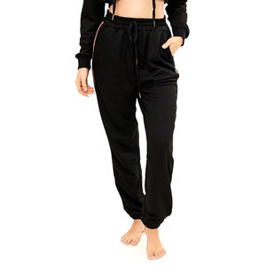 Conjunto de Sudadera Corta Oversize Gris y Pantalones Acampanados para Mujer, Chándal de Dos Piezas para Descansar, Traje Deportivo para Damas al por Mayor - Product Image 5