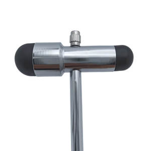 Marteau réflexe Cross Buck noir, marteau de percussion pour musiciens et tests neurologiques des réflexes, bases des marteaux de percussion - Product Image 2