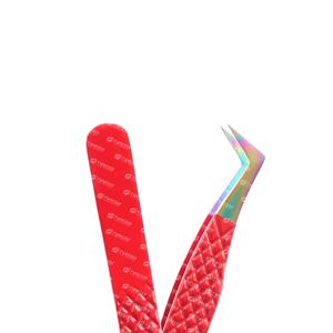 Available All Custom Color Eyelash Extension Tweezers Set <b>Light</b> Weight Blue Color Volume Lash Tweezers With Multi Tip - Product Image 3