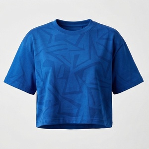 Camisetas Cortas para Mujer, Diseño Atractivo, Corte Ajustado, Cómodas, Modernas, Personalizadas, Ropa Deportiva, Camiseta para Gimnasio - Product Image 1