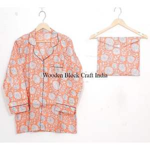 Conjunto de Pijama de Verano para Mujer, de Algodón, Suave, Transpirable, de Secado Rápido, con Estampado Floral, Ropa de Dormir Informal, Lujosa e Íntima - Product Image 3