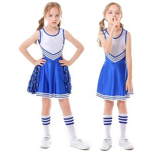 Custom <b>Women's</b> Adult Belly Dancing Cheerleading Uniform <b>Sets</b> Digital Print <b>Linen</b>/Cotton Skirts Sports Dress School Performance - Product Image 2