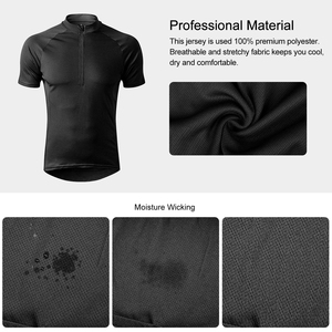 Maillot de cyclisme haute performance pour homme, manches courtes, respirant, anti-transpiration, vêtements de vélo de route à vendre - Product Image 6