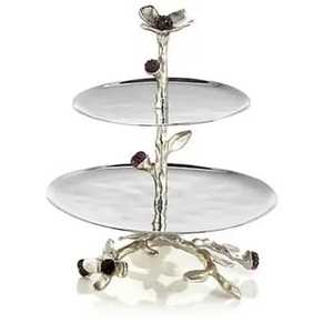 Heavy Duty Metal <b>Cake</b> <b>Stand</b> <b>Rotating</b> Tiered Dessert Display Cupcake Holder Wedding Birthday Party Serving Tray - Product Image 5