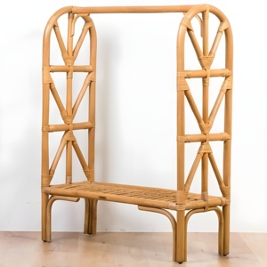 Tendedero de ropa de ratán hecho a mano, percheros para ropa, excelente precio, barra para ropa, suministro al por mayor - Product Image 6