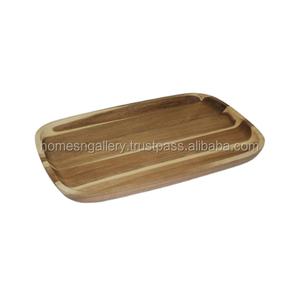 Plateau de service en bois dernier modèle fabriqué et exporté d'Inde - Product Image 2