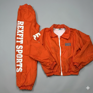 Modern Windbreaker Tracksuit Custom Hooded Athletic Wear Set Wholesale Custom Made Design Hooded Windbreaker Jacket Sets - Product Image 2