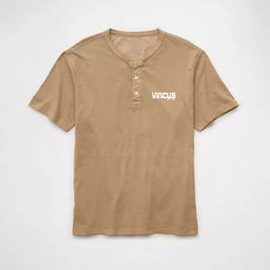 Chemises Henley pour hommes légères et durables, séchage rapide, respirantes, confortables, écologiques, 100% coton - Product Image 1