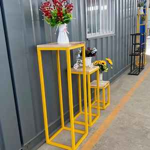 Support à plantes en bois artistique, étagère à plantes multi-niveaux pour l'intérieur, support pour pot de fleurs, étagère de présentation pour la décoration de la maison - Product Image 5