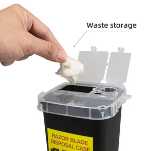 Desktop Sharp Waste Container Needle Disposal Box for Tattoo Needles Syringe and Glass Bottles - Product Image 5