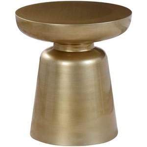 Mesa auxiliar Martini chapada en oro de aluminio para el hogar, hoteles, sala de estar, dormitorio, muebles de Metal para fines de decoración - Product Image 2