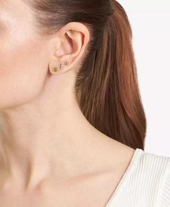 3-Pc. Set di orecchini con venturina verde, sfera lucidata e piuma in argento Sterling | Macacy's - Product Image 2