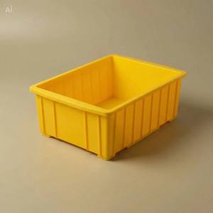 OEM Custom PP Plastic Meat Storage <b>Crate</b> Industrial Food Box - Product Image 2