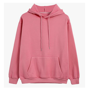 Sweat-shirt à capuche rose imprimé décontracté unisexe en coton tricoté coupe classique pour l'automne OEM ODM Haute Qualité Polyester/Coton - Product Image 5