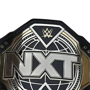 เข็มขัดแชมป์ WWE NXT หนังสีดำ ดีไซน์สีเงิน คุณภาพพรีเมียม สำหรับแฟนมวยปล้ำและนักสะสม - Product Image 6