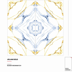 Azulejos de Porcelana de Lujo con Acabado Brillante y Diseño de Madera, Tamaño 60x120cm 600x1200mm 24x48 Pulgadas, Losas Modernas con Aspecto de Mármol para Paredes y Pisos - Product Image 1