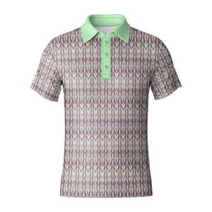 Polo de Golf Personalizado de Alta Calidad para Hombre, Tela Elástica Suave de Alto Rendimiento, Elegante Polo de Manga Corta para Ropa Deportiva - Product Image 1