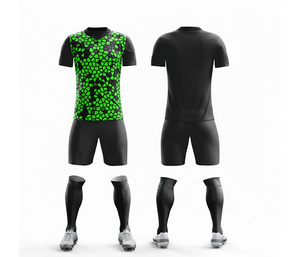Uniforme de Fútbol Sublimado al por Mayor, Uniforme de Equipo |   Tallas para Hombres, Mujeres y Jóvenes |   Ropa Deportiva Ligera de Secado Rápido para Entrenamiento - Product Image 2