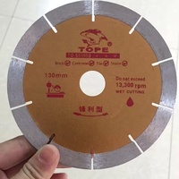 Disque de coupe de haute qualité 130 mm 10 TPI pour carreaux de marbre et céramique, machine et lame pour granit et marbre, finition blanche personnalisable OEM