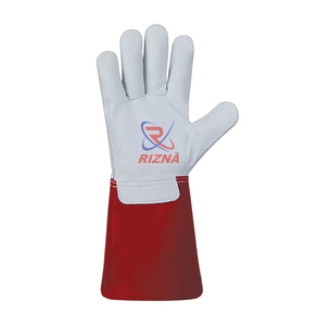 Guantes de soldadura industriales TIG MIG de cuero vacuno de alta calidad, resistentes al calor. - Product Image 2