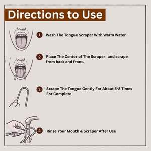 Rascador de lengua para tratamiento del mal aliento para adultos, acero inoxidable 100% de grado médico para el cuidado bucal, raspador de lengua fácil de usar - Product Image 5