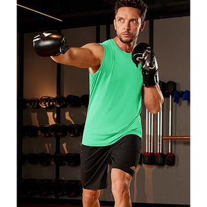 Running Tanks Dry Fit <b>Athletic</b> Workout Tank Tops Gym Stringer Muscle Tank Tops Men's Stretch Cool Dry Sleeveless Workout Shirts - Product Image 6