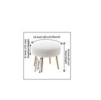 Poufs pouf en métal de Style traditionnel repose-pieds en velours tabouret repose-pieds pour la décoration intérieure bureau pour l'école pour le salon