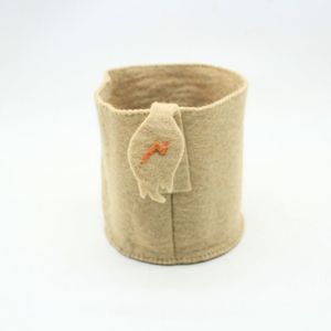Cesta de Fieltro Multiusos con Diseño de León - Product Image 3