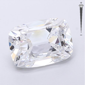 Diamant de laboratoire certifié IGI 3,50 CT allongé, couleur D, clarté VVS2, taille coussin CVD 737584116 ROYAL GEMS Jewelry - Product Image 3