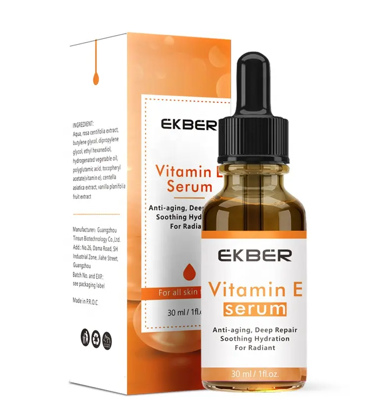 EKBER all'ingrosso Anti Aging rassodante vitamina E siero viso nutriente idratante idratante siero HA