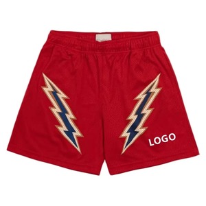 Pantalones Cortos Deportivos de Malla para Hombre, Hechos a Medida, Estilo Casual, Antiarrugas, Ecológicos, de Secado Rápido y Transpirables para Verano - Product Image 1